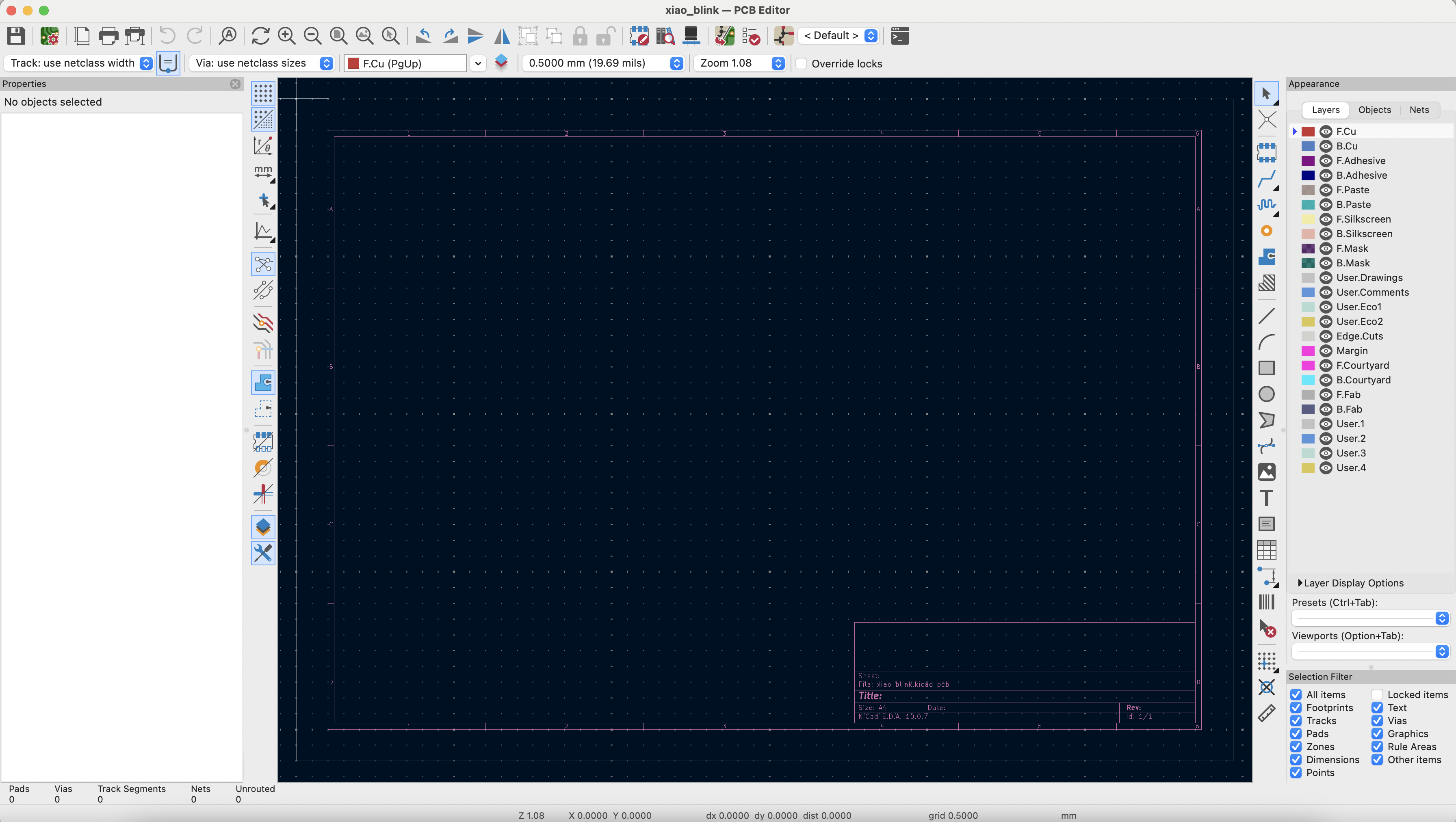 Blank schematic editor