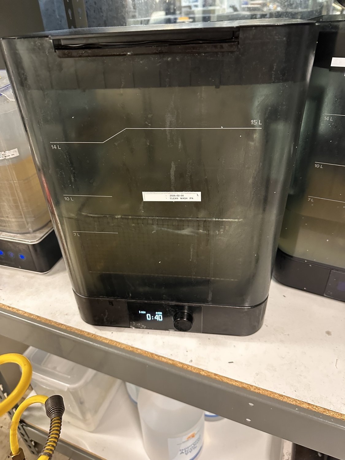 Post-processing wash station