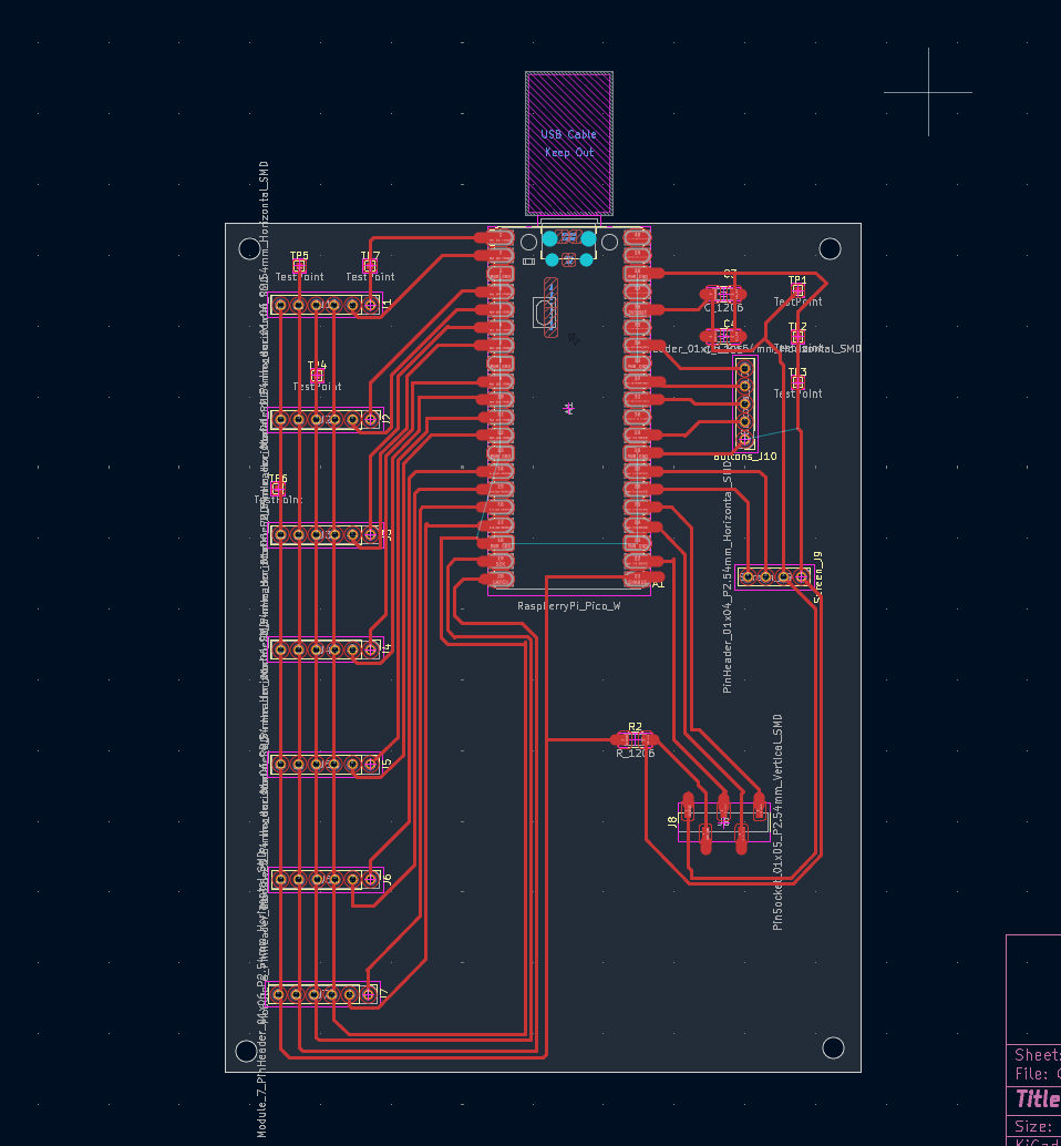 Fully routed board with mounting holes in the corners