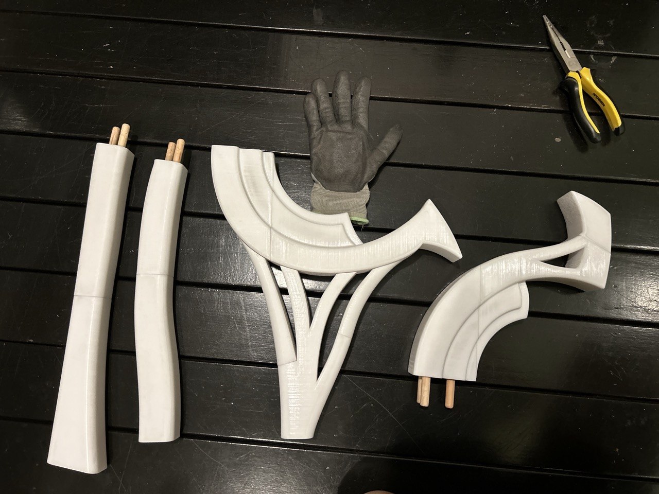 Sanding and assembling the compoenents