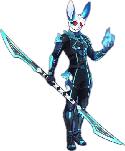 My fursona wielding the Blade of Cognition! Art by Ellaria
