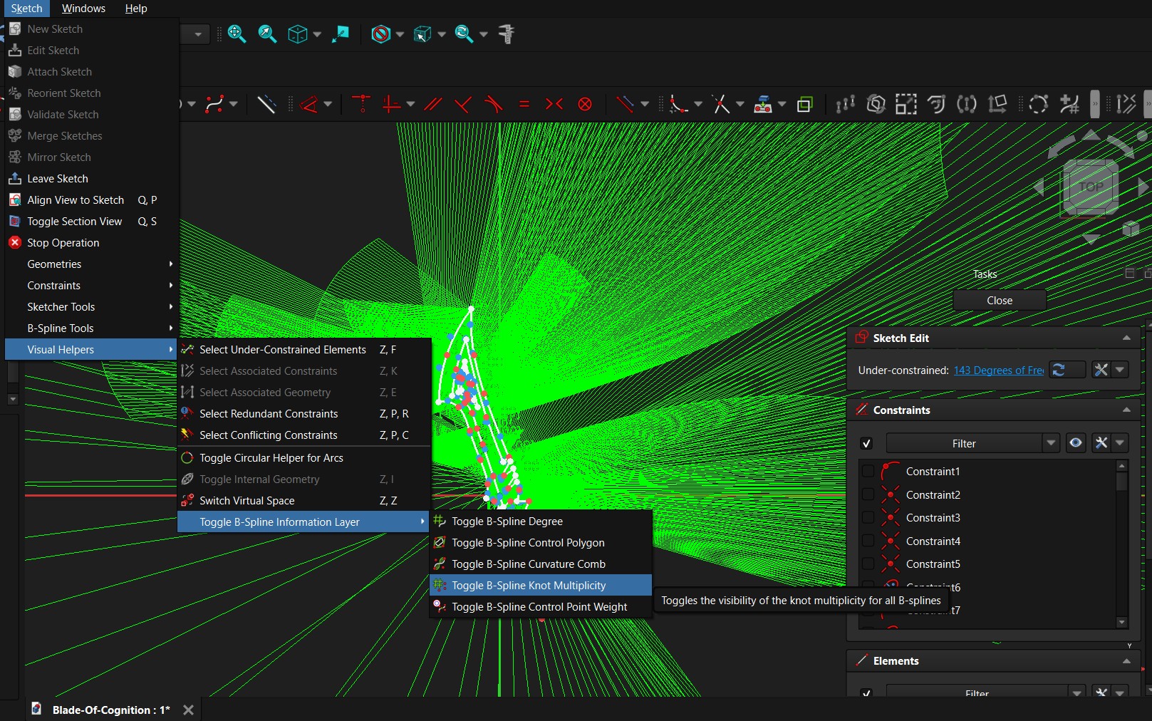 Disabling visual helpers to reduce screen clutter