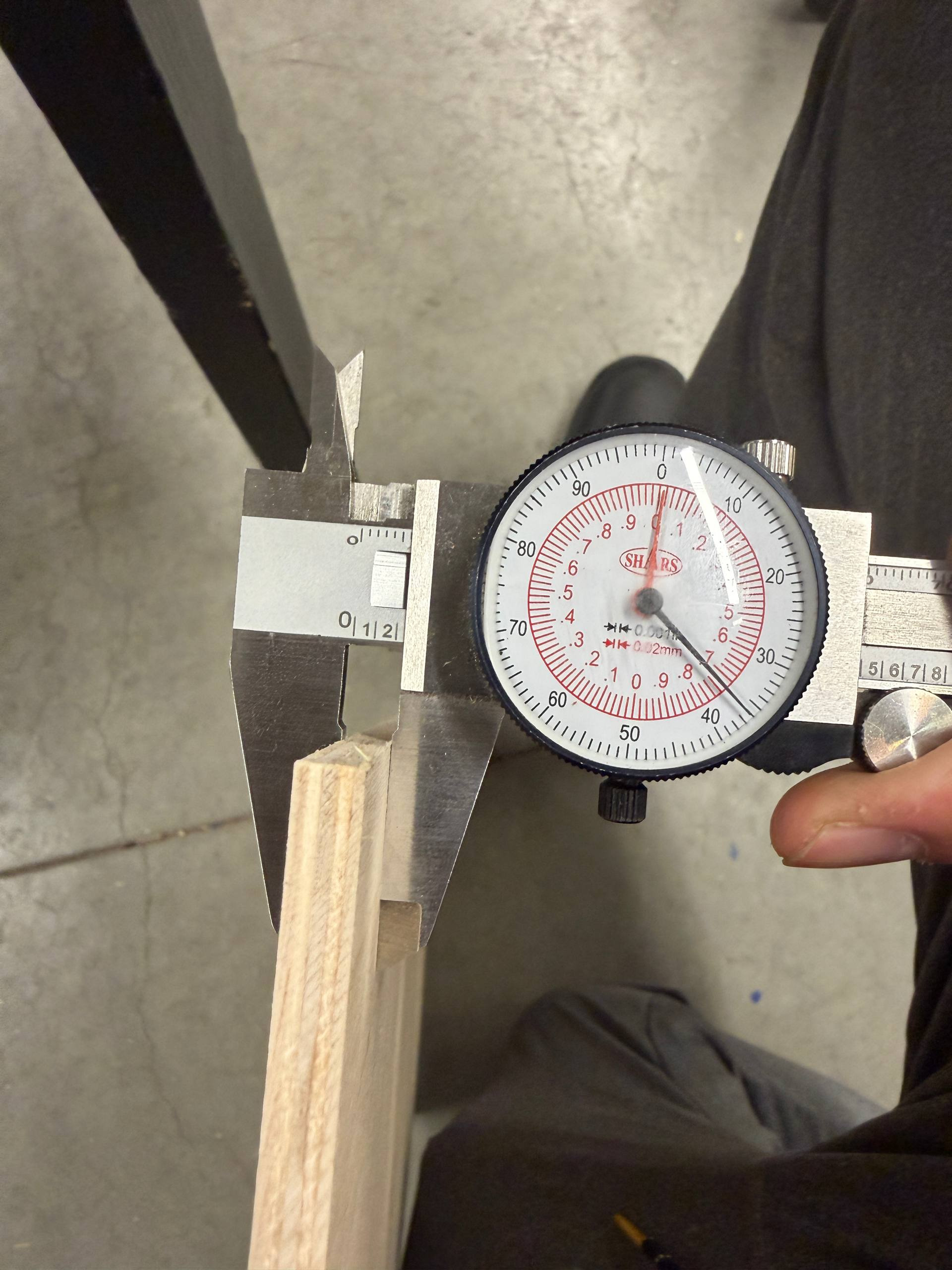 6.36mm thick wood