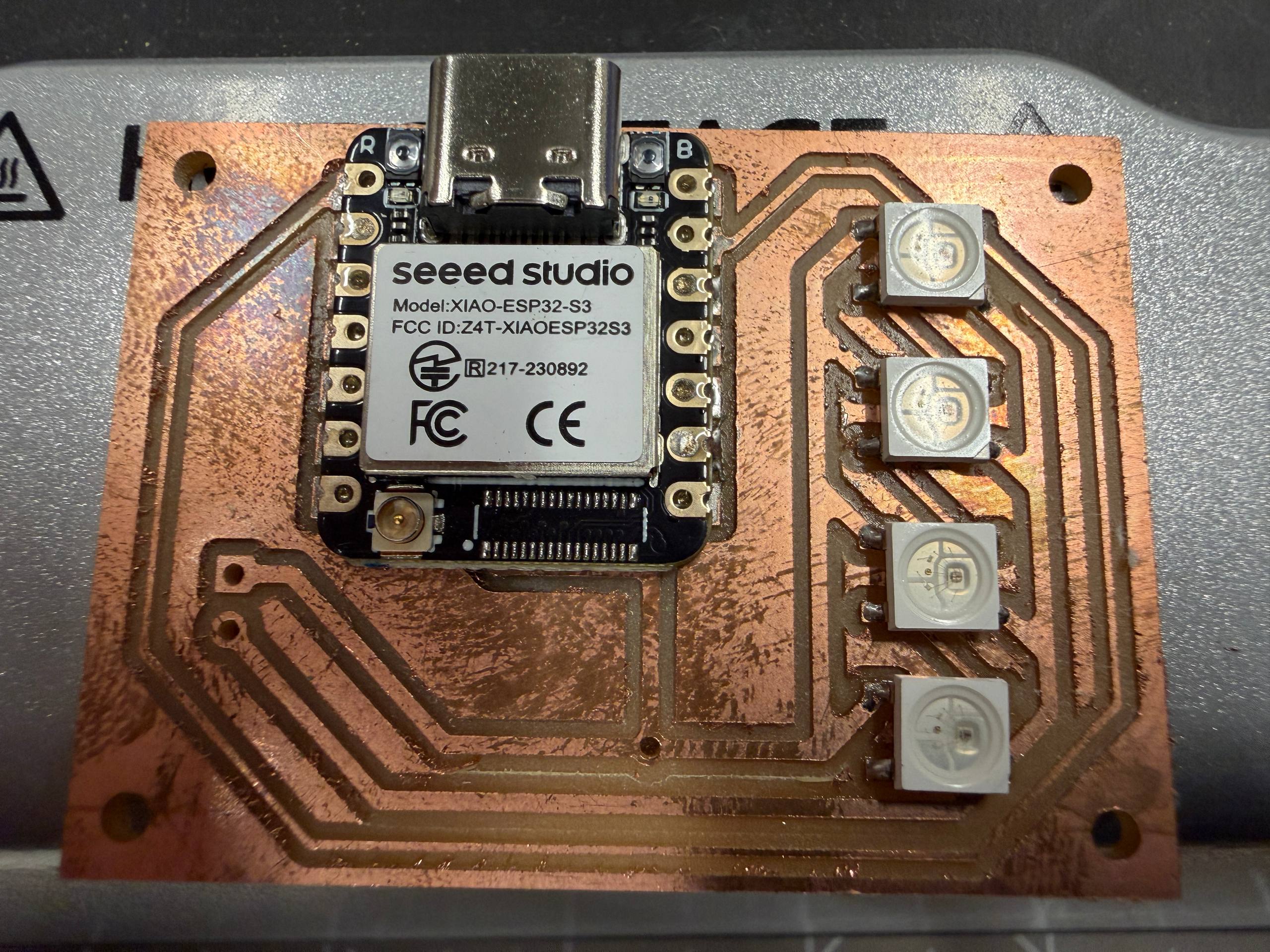 The first finished board!