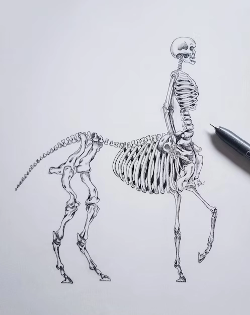 Anatomical study of a centaur