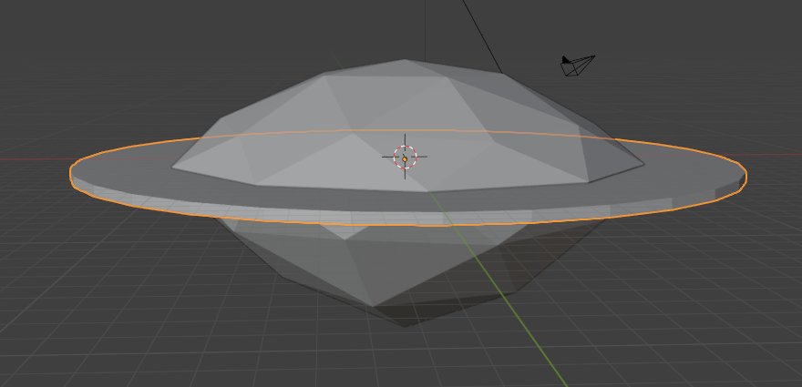 Blender wireframe of the island base mesh