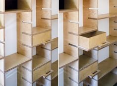 Reference photo of a slotted press-fit shelf