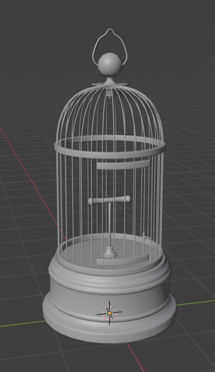 Birdcage model in Blender