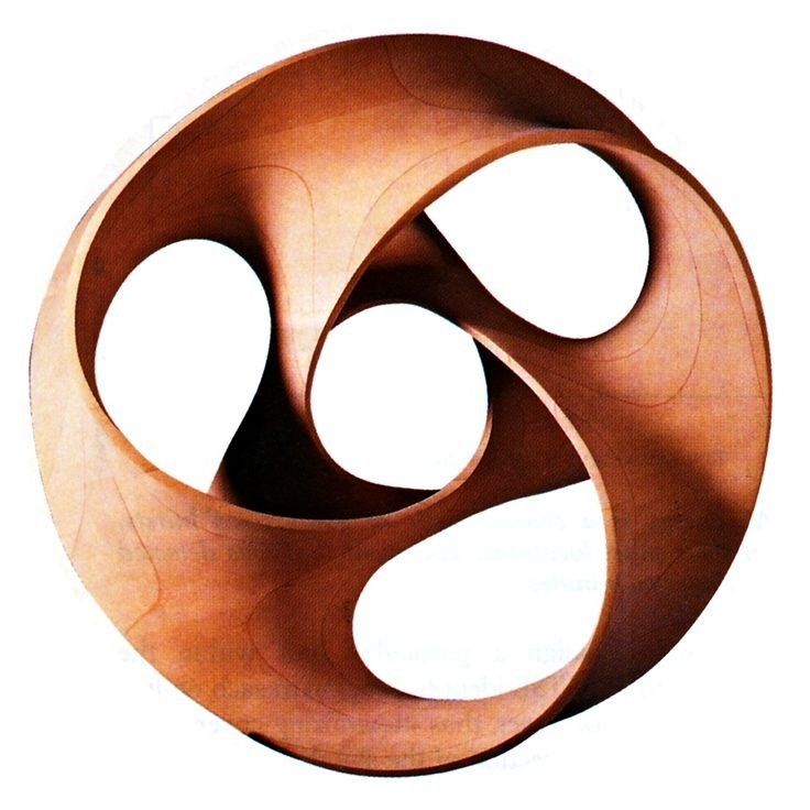 Carved wooden shape