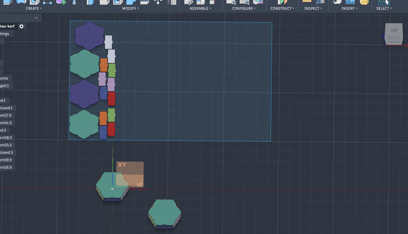 Layout for cutting
