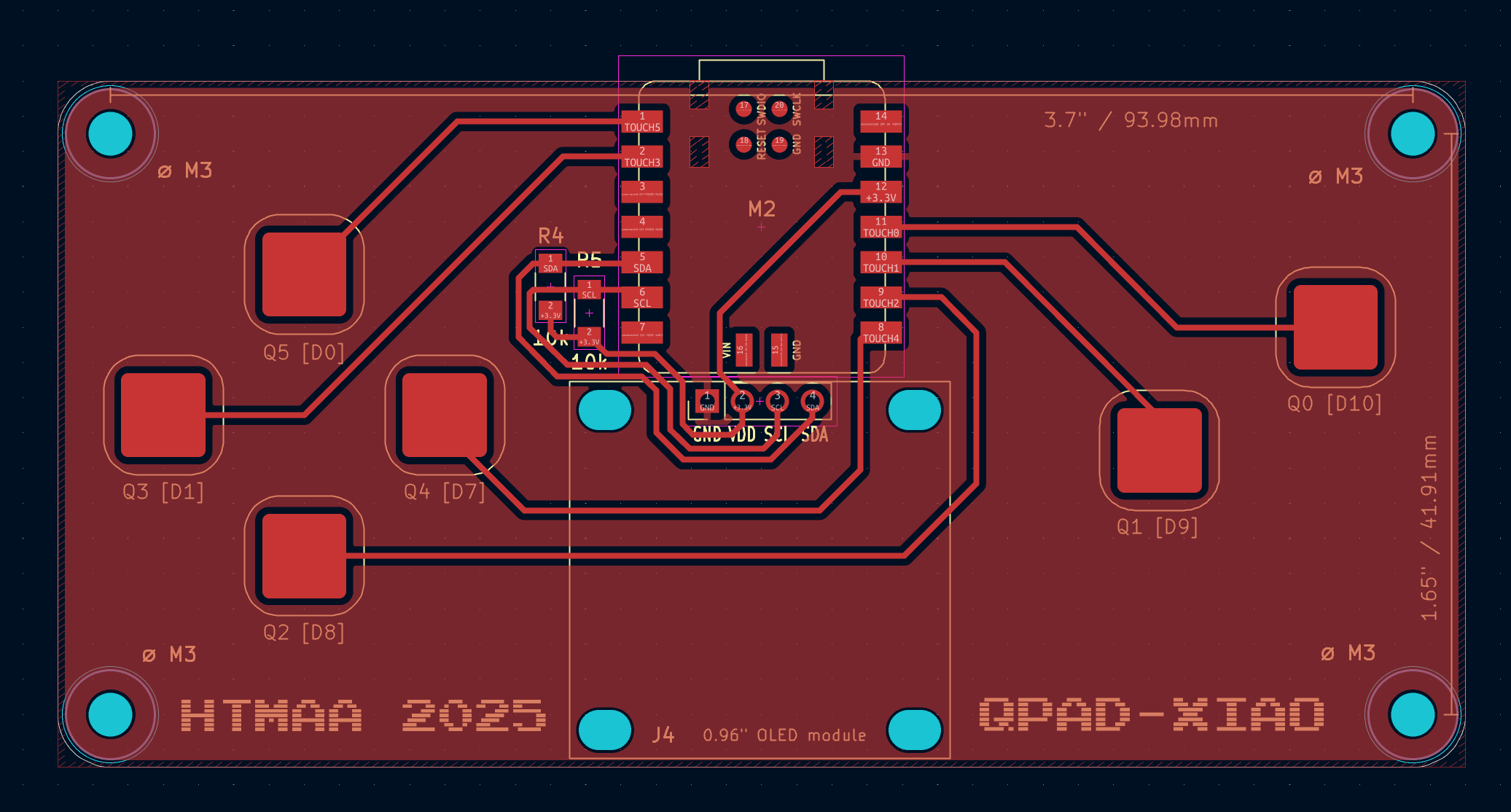 circuit board schematic by Quentin Bolsée