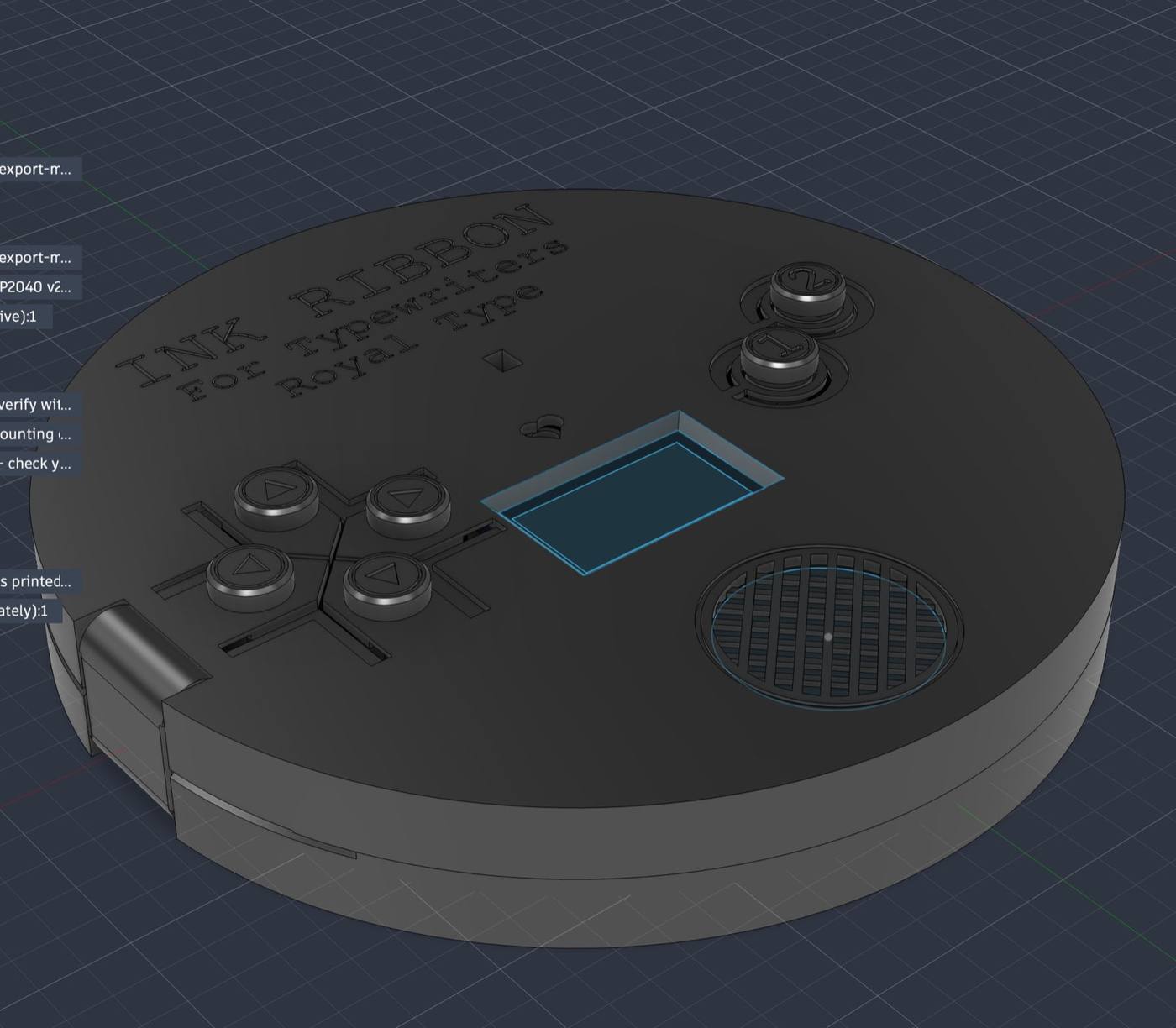 With typewriter-style keycaps added