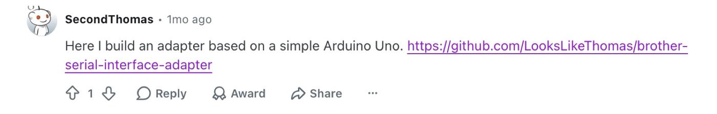 The reply that made my week!