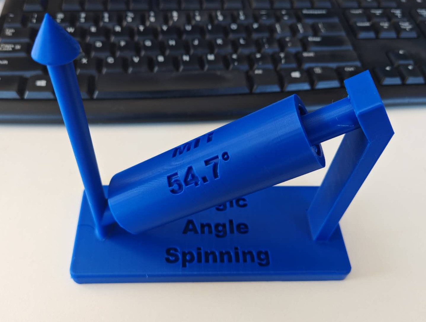 3D in-one printed magic angle spinning