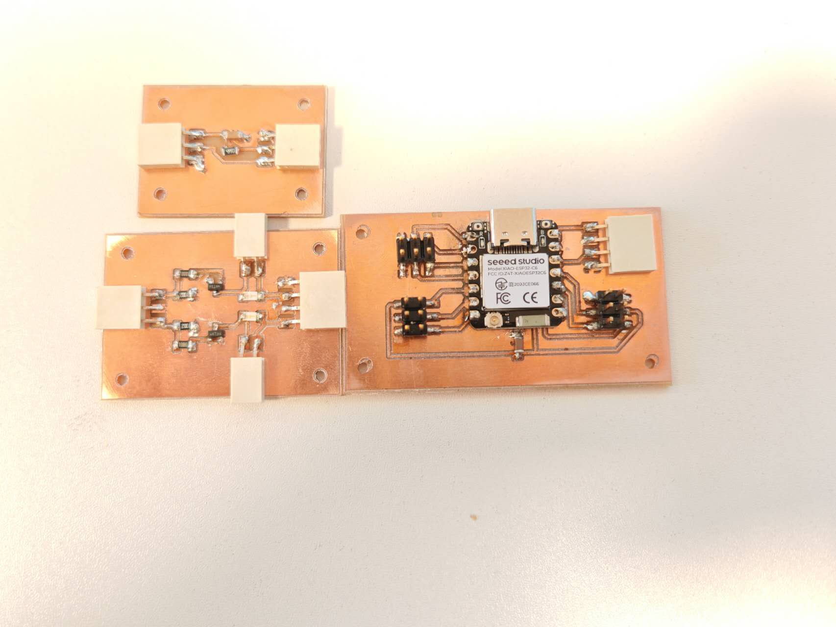 Three Soldered Boards