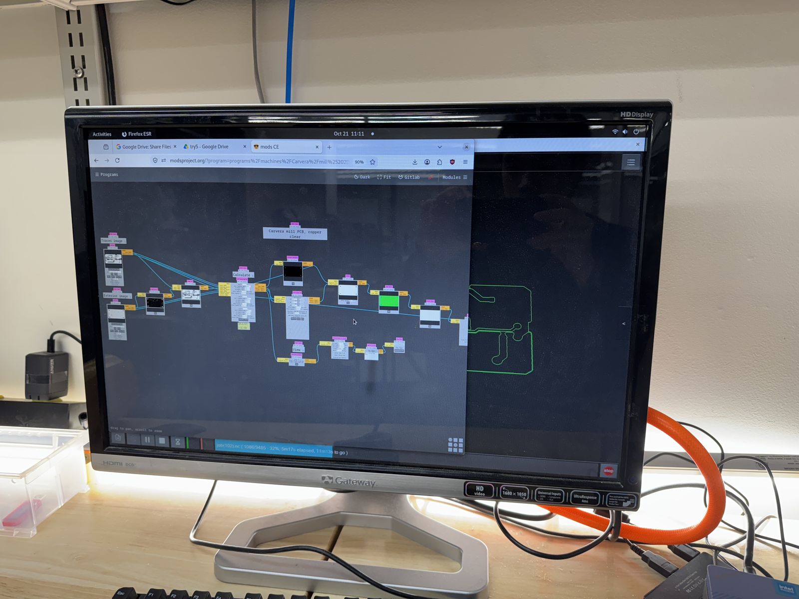 mods on the lab computer