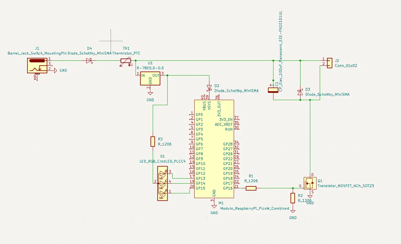 Receiver board schematic