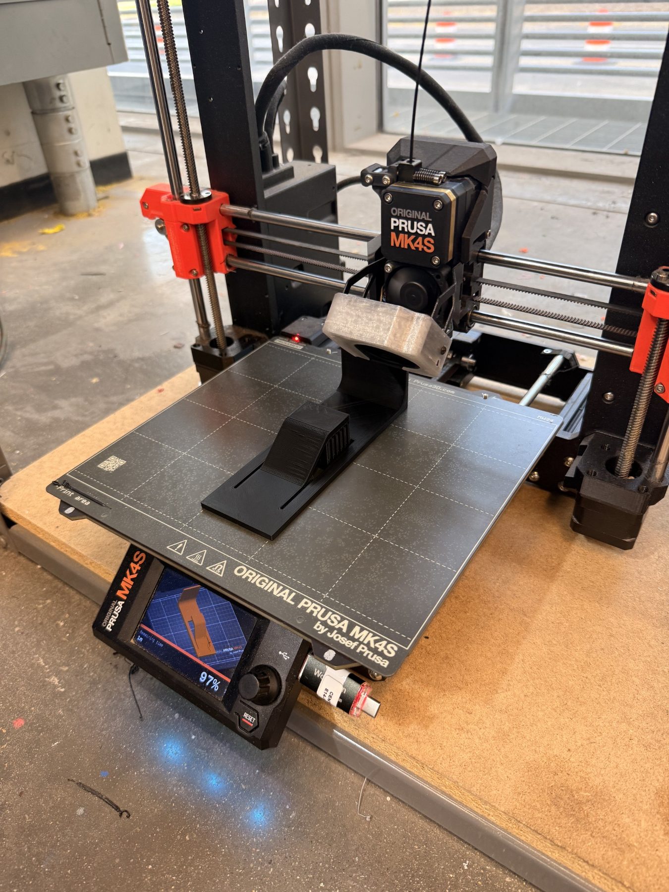 While printing