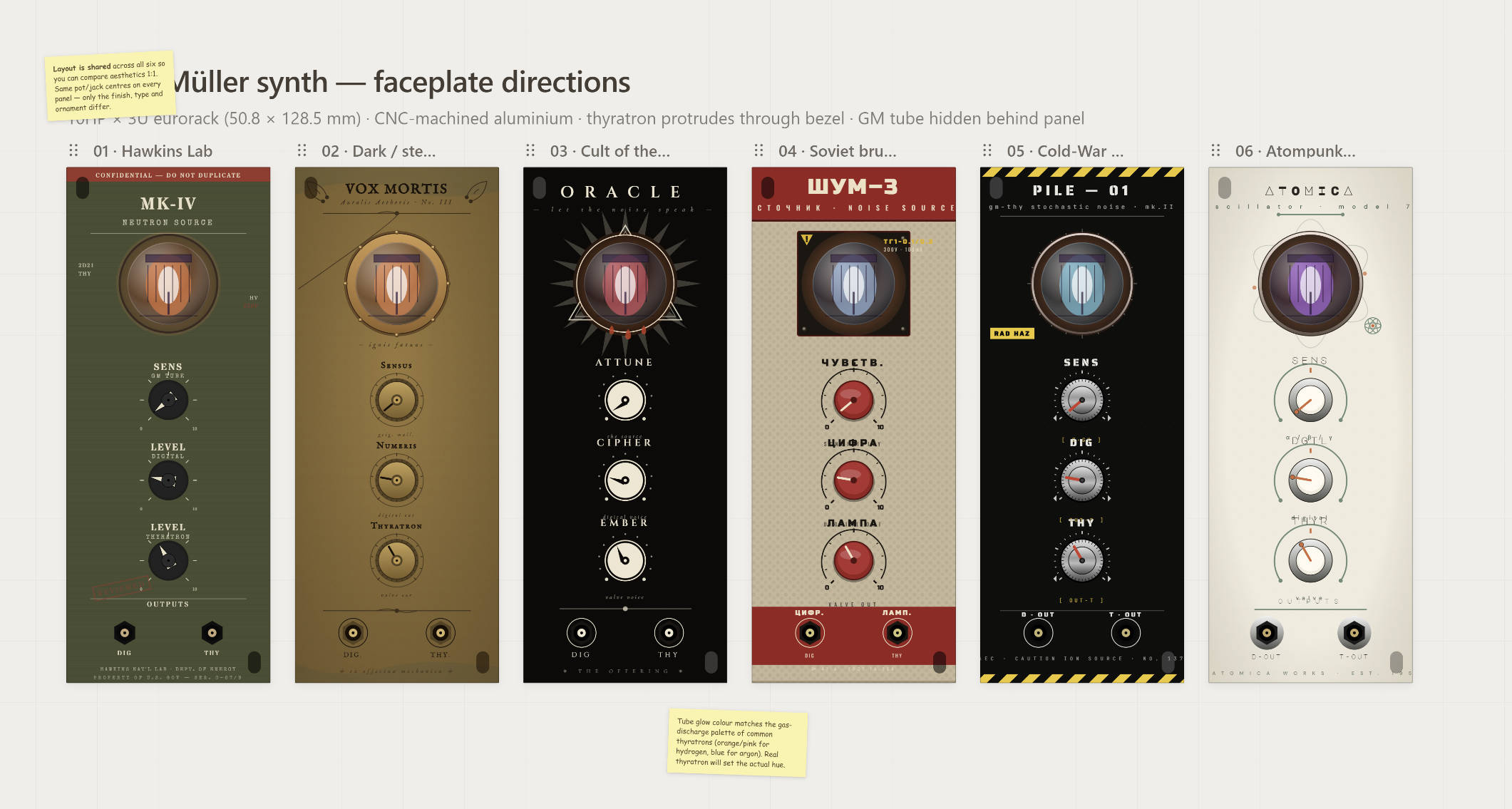Claude Code generated graphics for the Eurorack module.