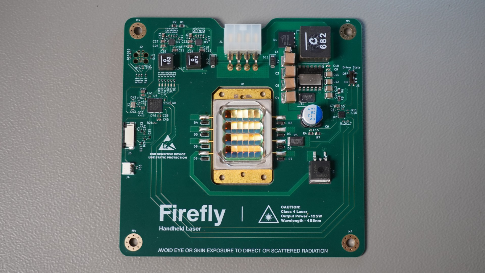 Finished laser PCB