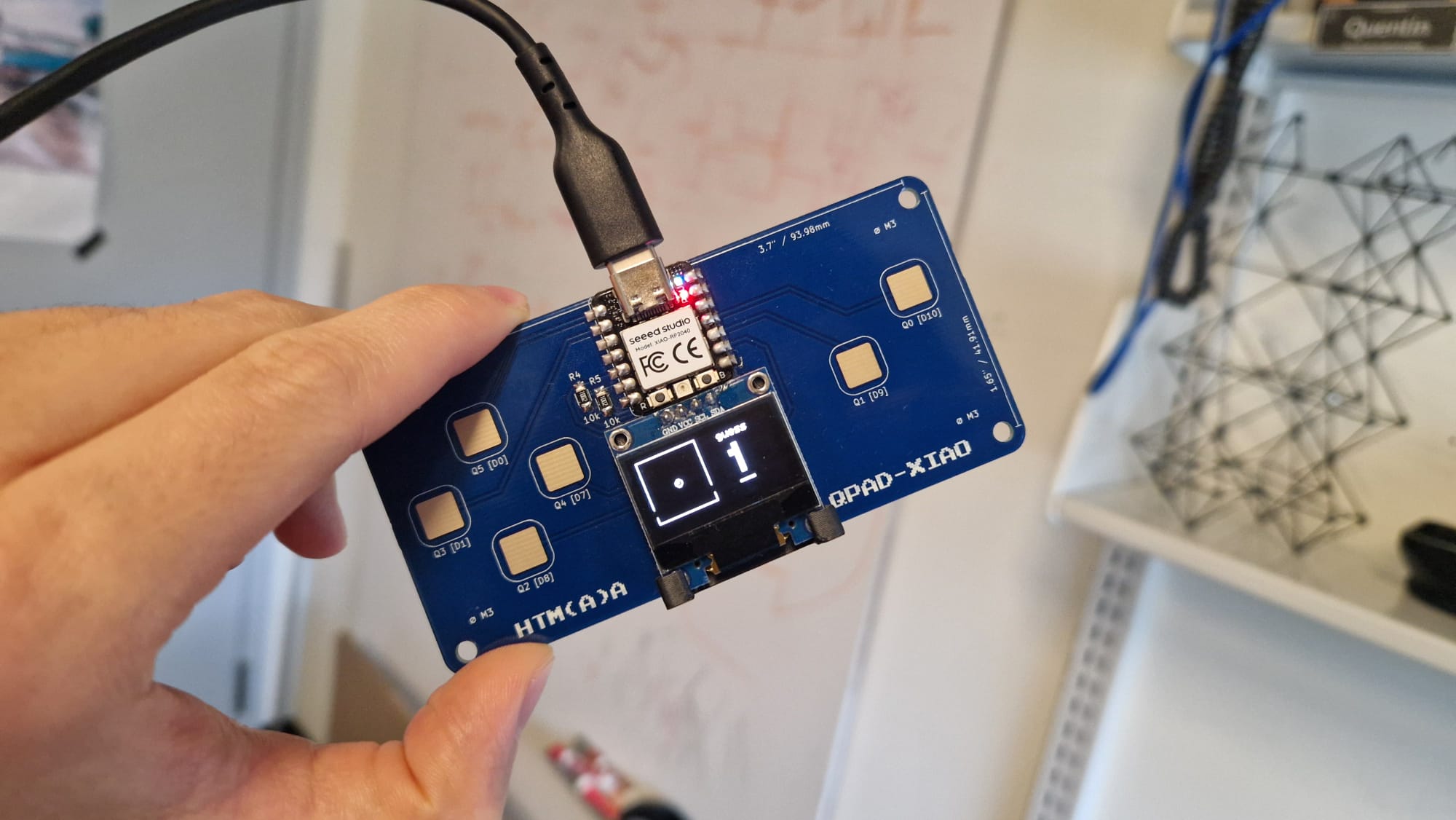 Soldered version of the Qpad