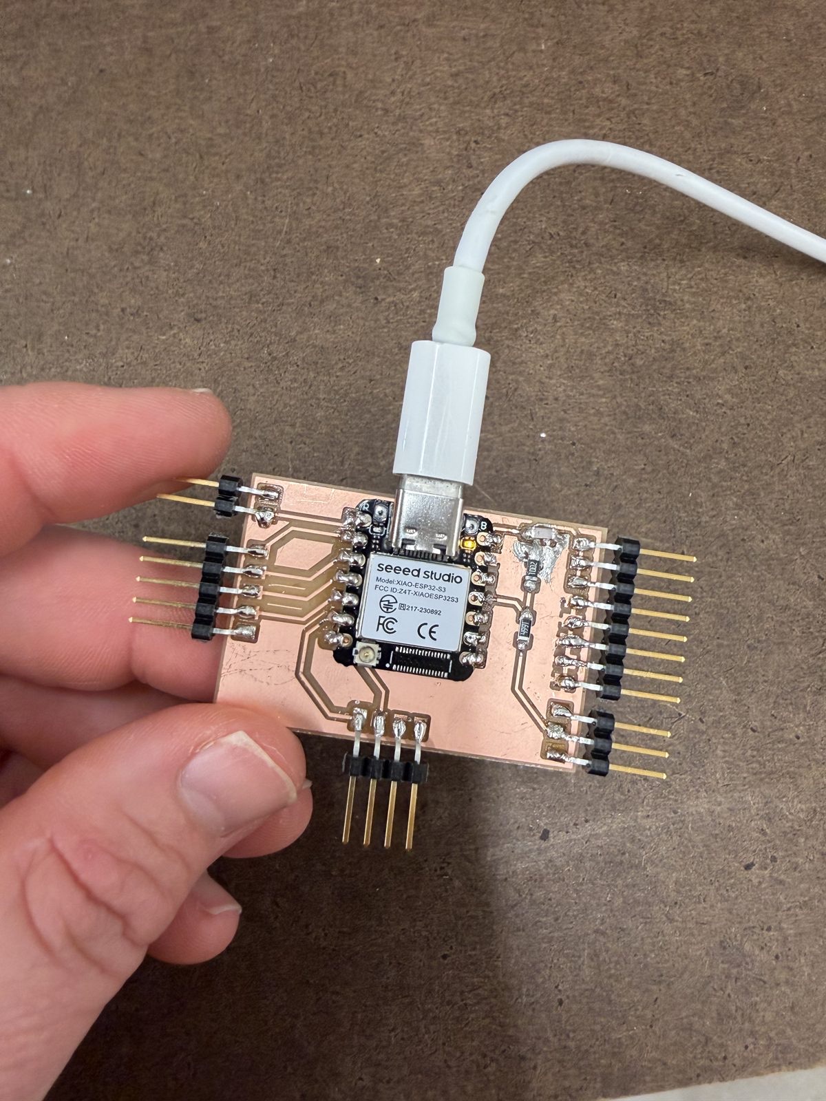 Board powered over USB