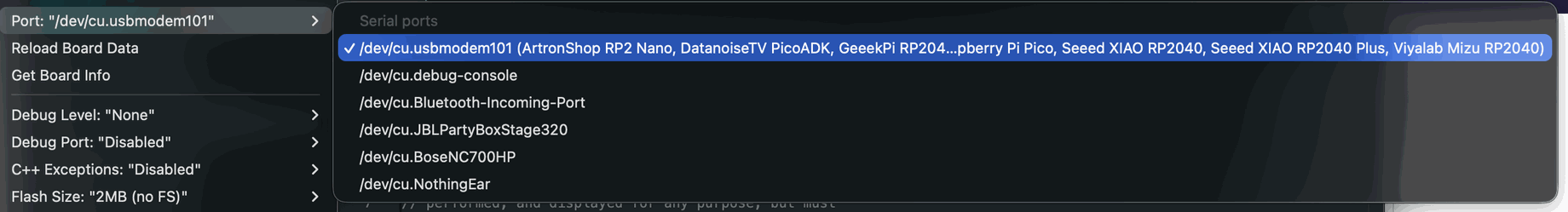 USB Dev modem