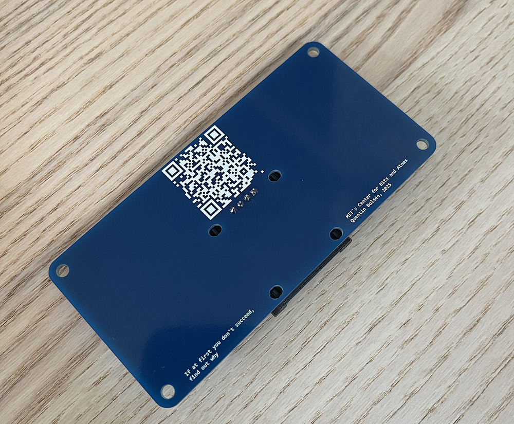 The QPAD board after soldering, second view.