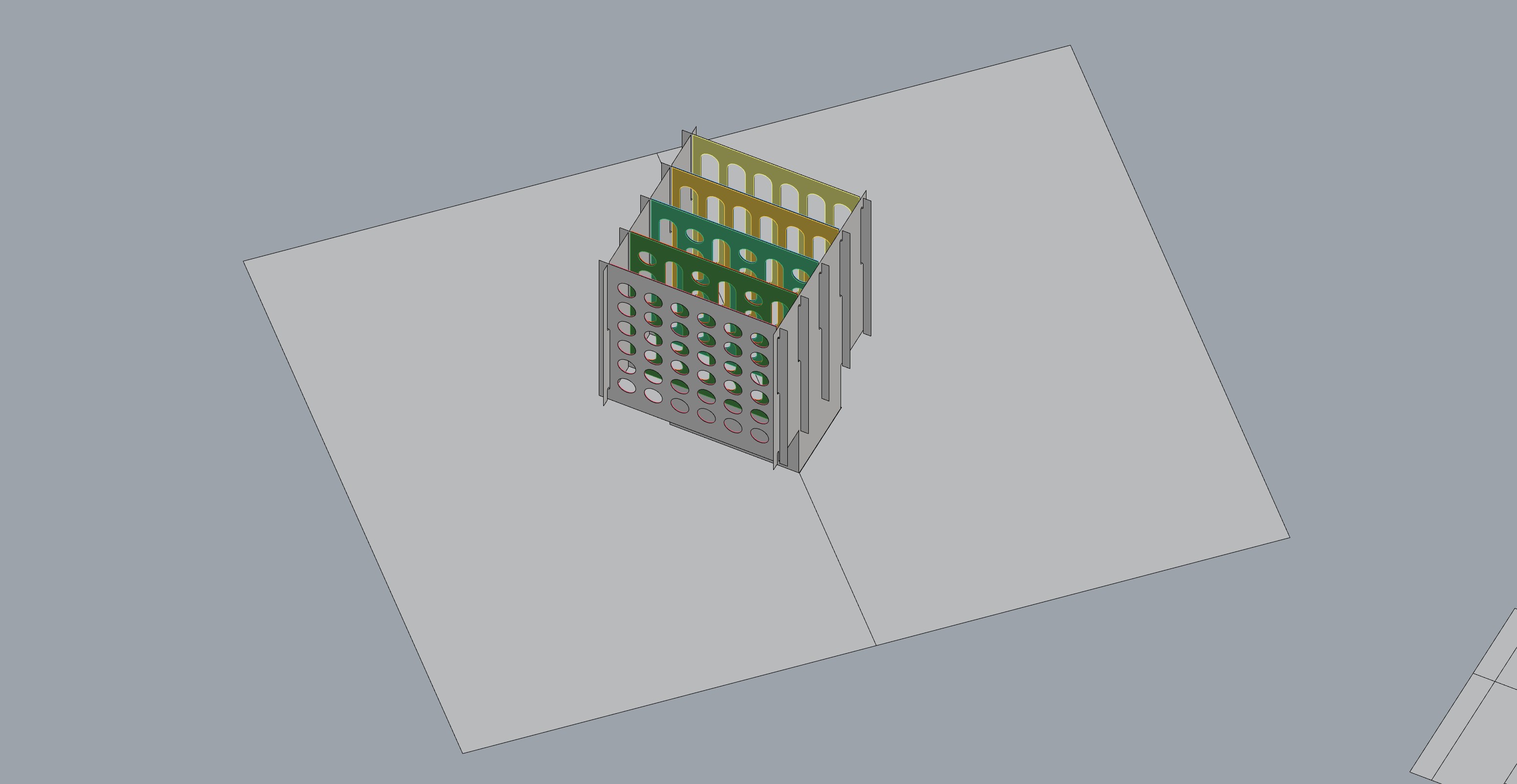 Second view of the cube model.