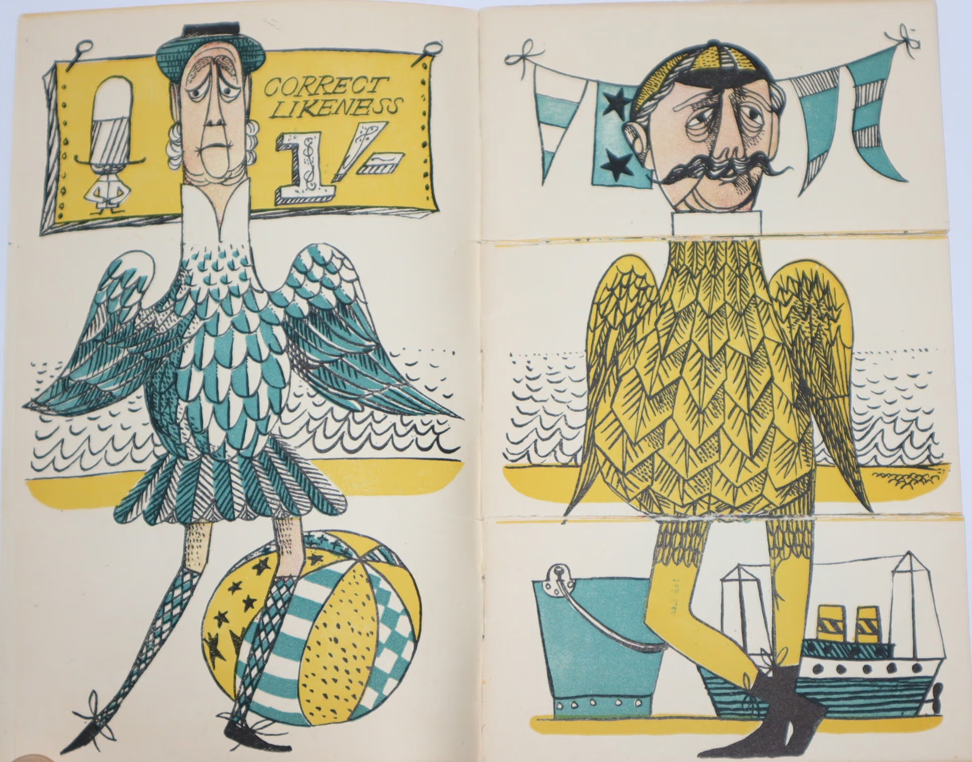 Heads Bodies & Legs, a mix-and-match flip book from Puffin.