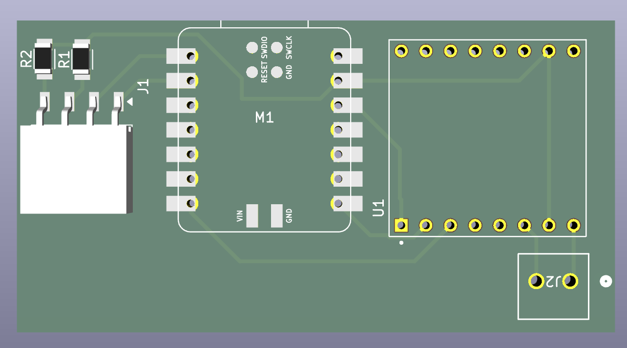 3D model of PCB