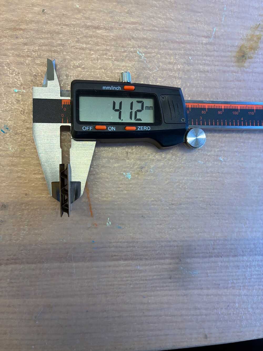 Correct thickness measurement