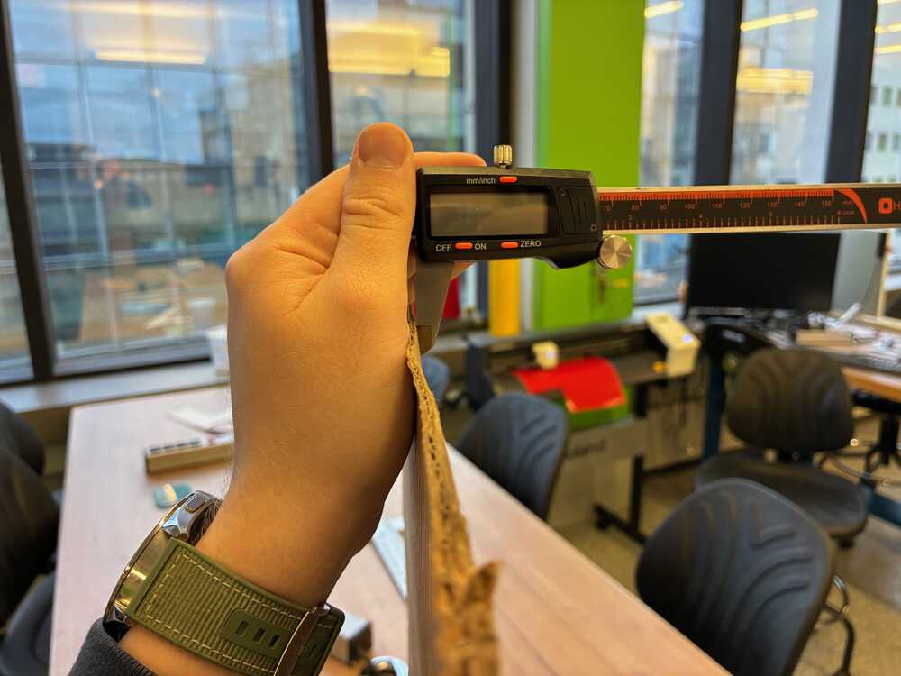 Incorrect thickness measurement