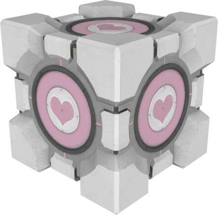 Companion cube from Portal series