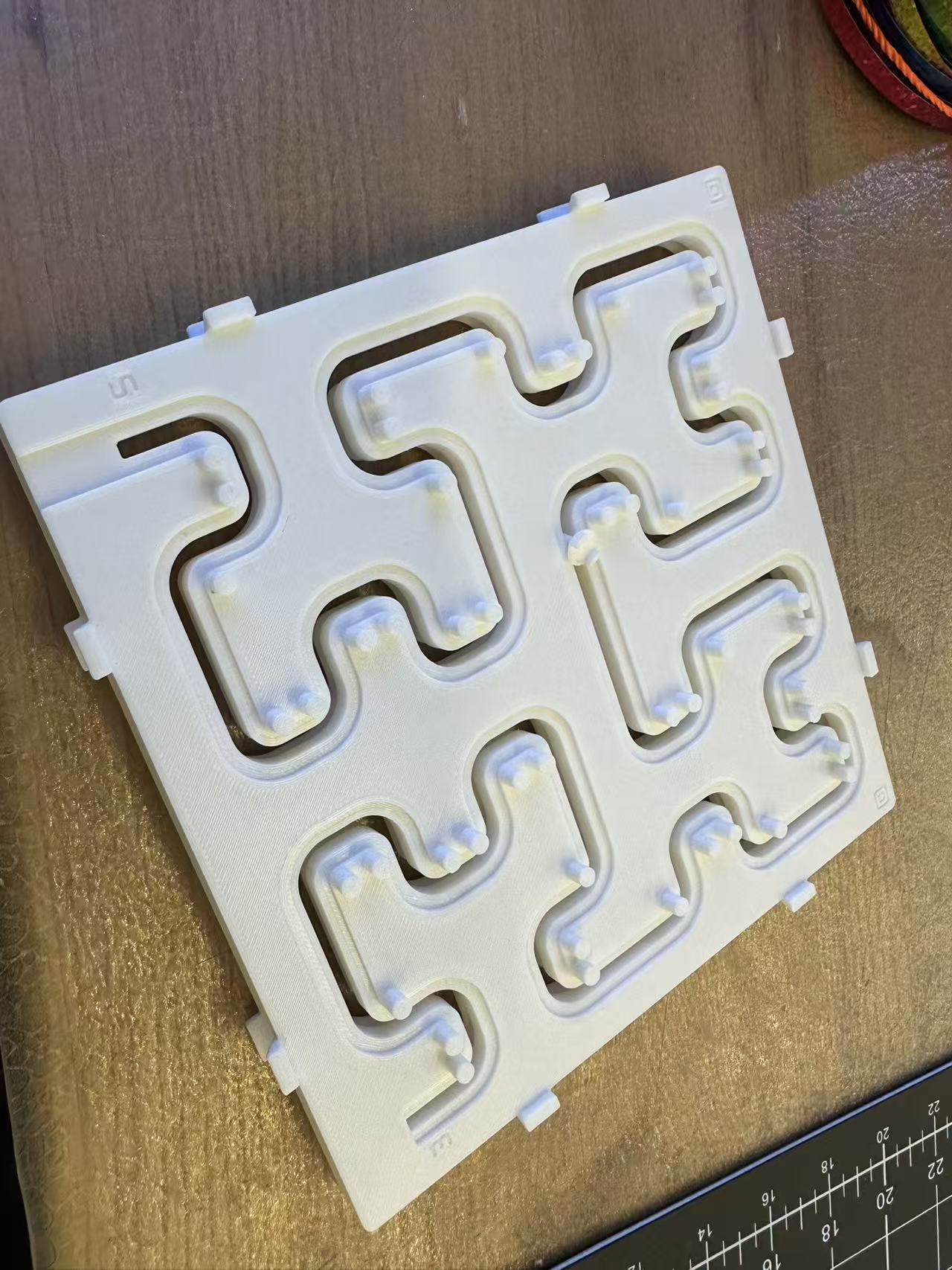 Printed Hilbert curve object