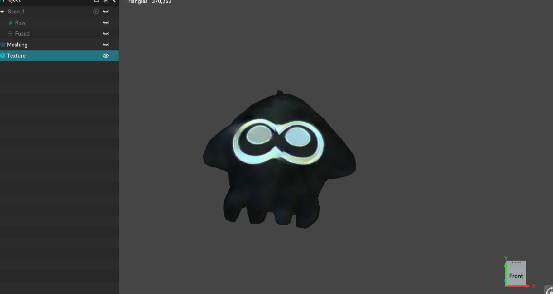Mesh scan result