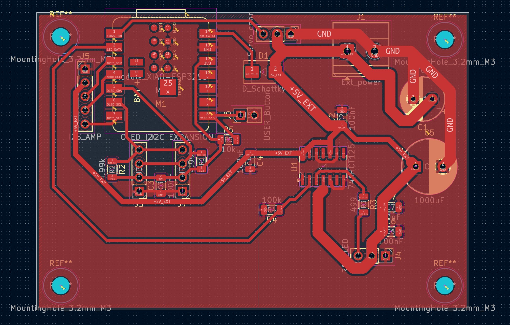 First round of routing