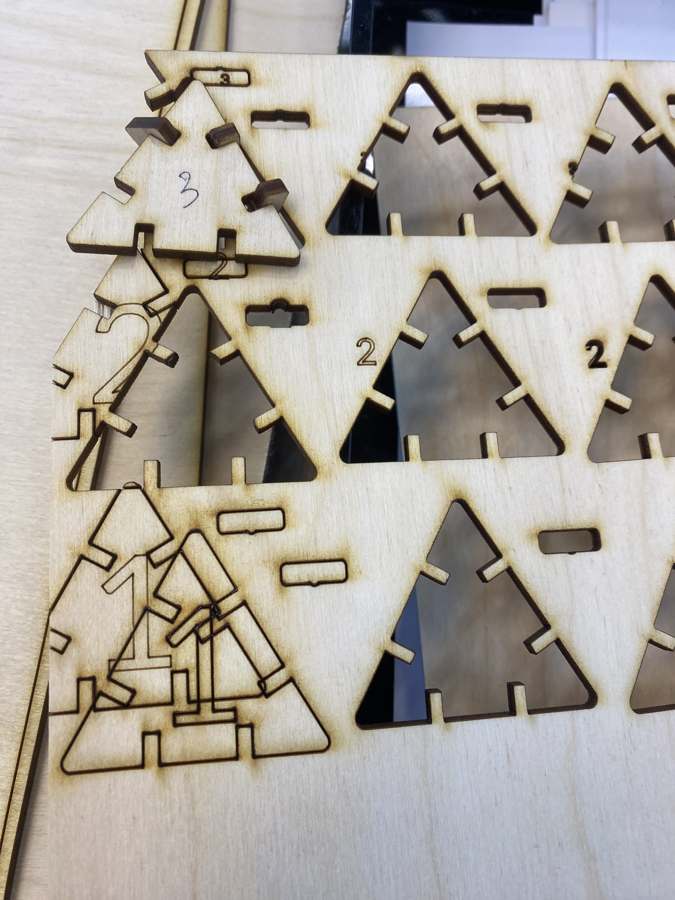 Plywood fit test strips