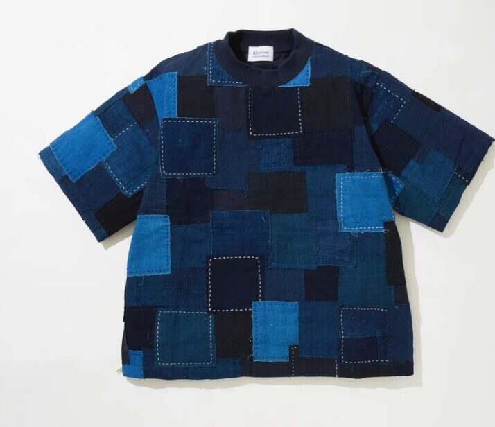 Kuon vintage boro patchwork pullover